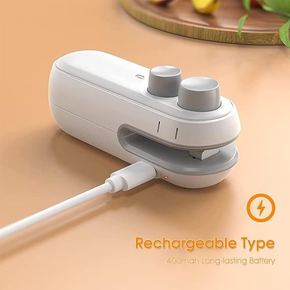 Mini Bag Sealer & Cutter – Portable Heat Sealing Machine for Food Storage Bags