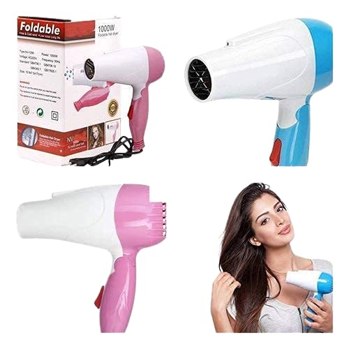 Nova Foldable Hair Dryer NV 1290 – 1000W Portable Hair Dryer for Daily Styling
