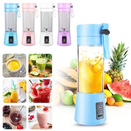 Portable USB Juicer Blender Bottle – Rechargeable Mini Smoothie Maker