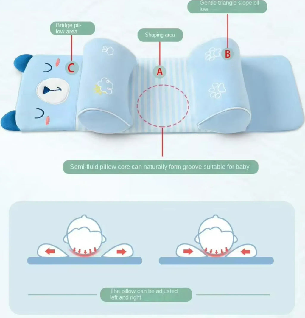 Adjustable Baby Sleeping Support Pillow | Infant Sleep Positioner | Anti-Roll Cushion