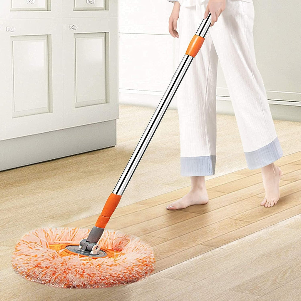 Extendable Telescopic Mop with Microfiber Cloth Head | Adjustable Floor Cleaning Mop