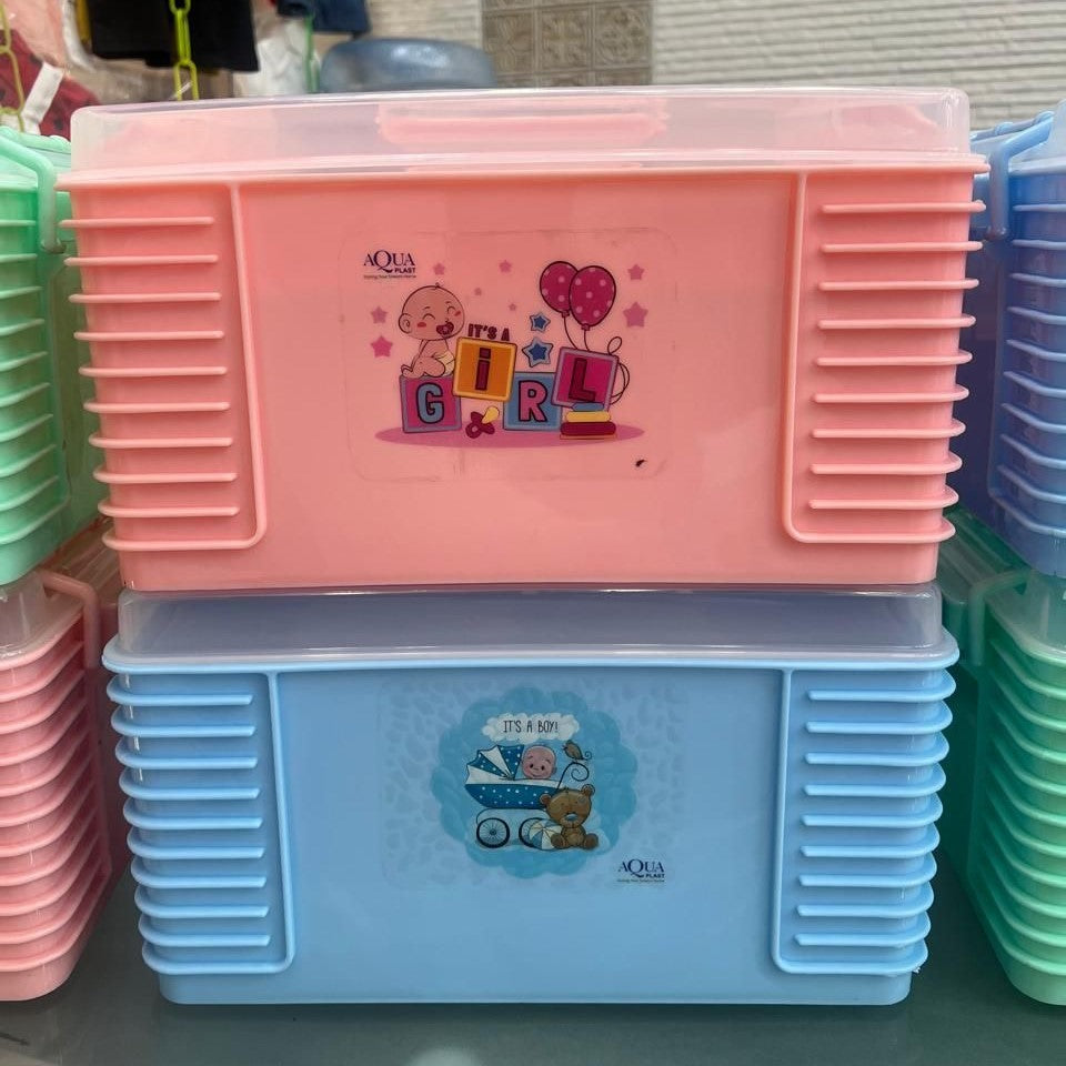 Portable Baby Care Storage Box | Nursery Organizer