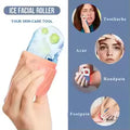 Silicone Face Ice Roller – Reusable Facial Ice Massager for Skin Glow